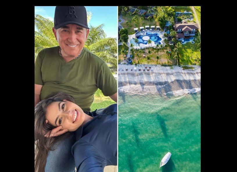 Conheça resort escolhido por Amado Batista e esposa para curtir lua de mel na Bahia