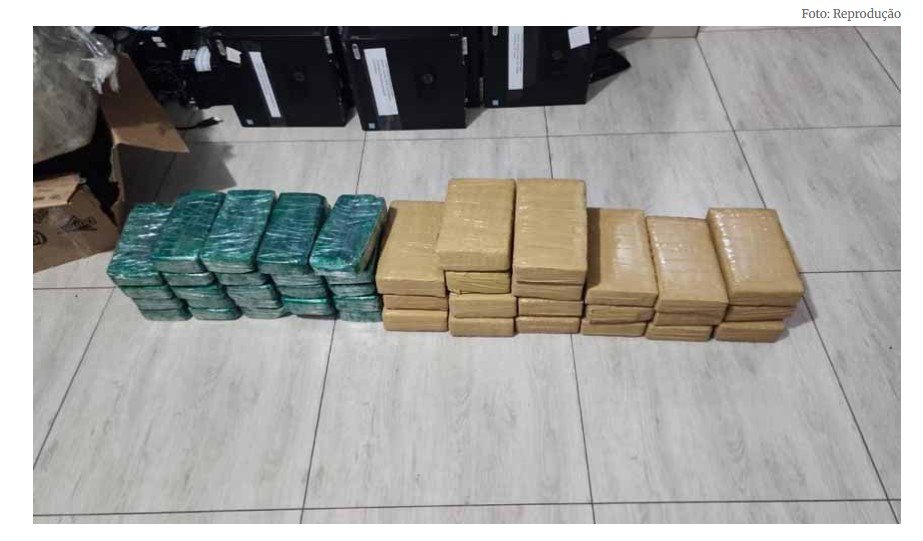 PM e PRF apreendem 44 quilos de drogas e causam prejuízo de cerca de R$ 1 milhão às facções criminosas