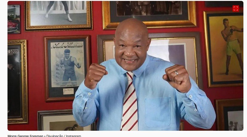 Lenda do boxe, George Foreman morre aos 76 anos