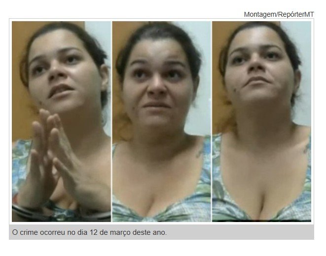 Assassina que rasgou barriga de jovem para roubar bebê é denunciada por feminicídio e mais sete crimes