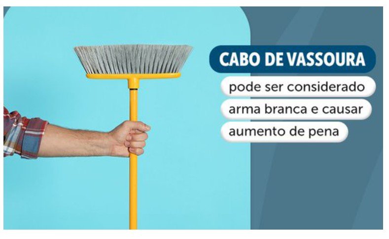 STJ decide que cabo de vassoura pode ser considerado arma branca