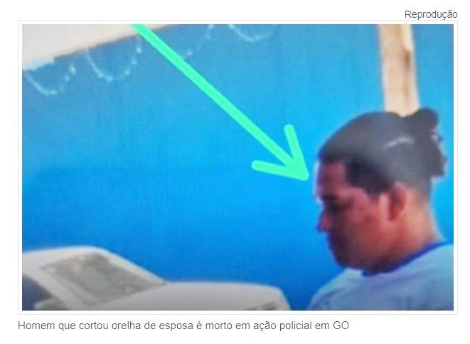 Homem que cortou orelha de esposa em MT é morto em ação policial em GO