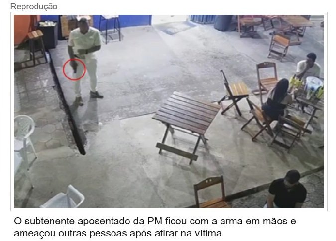 PM que atirou em jovem em bar disse que "queria matar de novo"