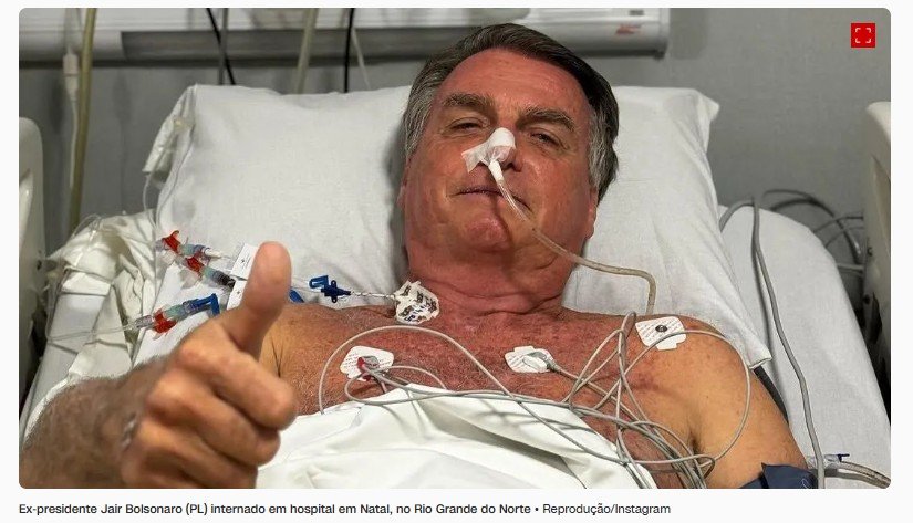 Obstrução intestinal de Bolsonaro é resultado da facada de 2018, diz médico