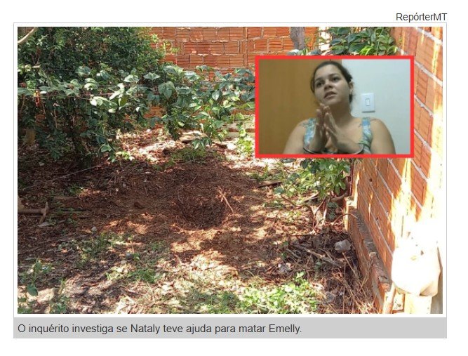 Inquérito que investiga se Nataly matou Emelly sozinha deve ser concluído em até 15 dias