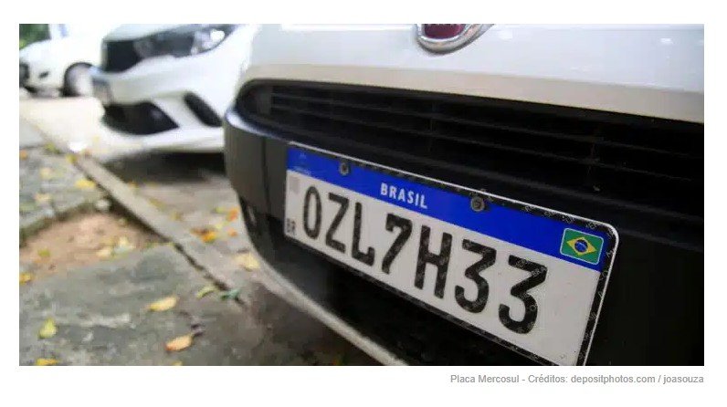 Motoristas têm prazo final para trocar placas pelo modelo Mercosul!