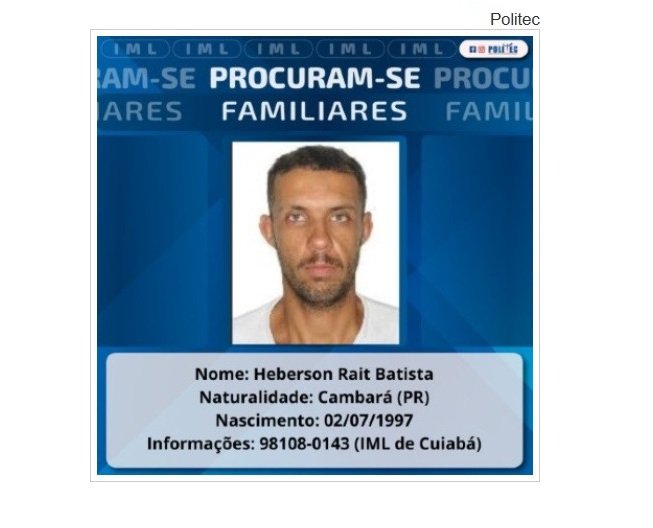 IML procura por familiares de homem vítima de atropelamento em rodovia