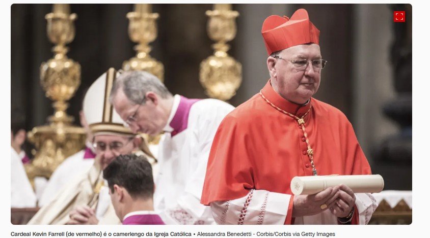 Kevin Farrell: quem é o camerlengo que administra a Igreja temporariamente