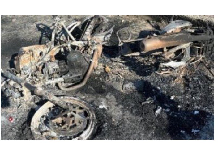 Ex-marido invade casa e põe fogo na moto de mulher em MT