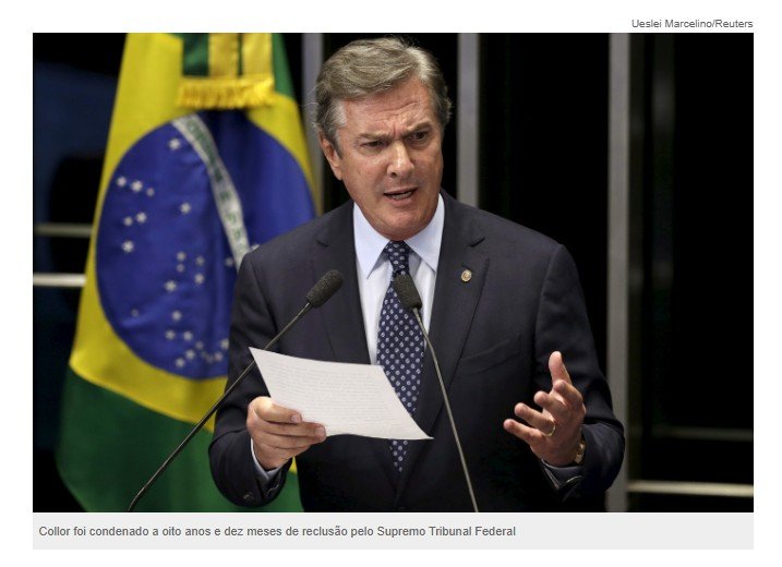 Ex-presidente Fernando Collor é preso em Maceió após determinação do STF