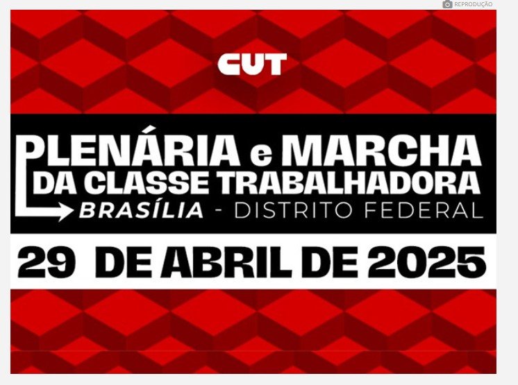 Marcha a Brasília leva pauta da CUT e demais centrais pelo fim da escala 6 x 1
