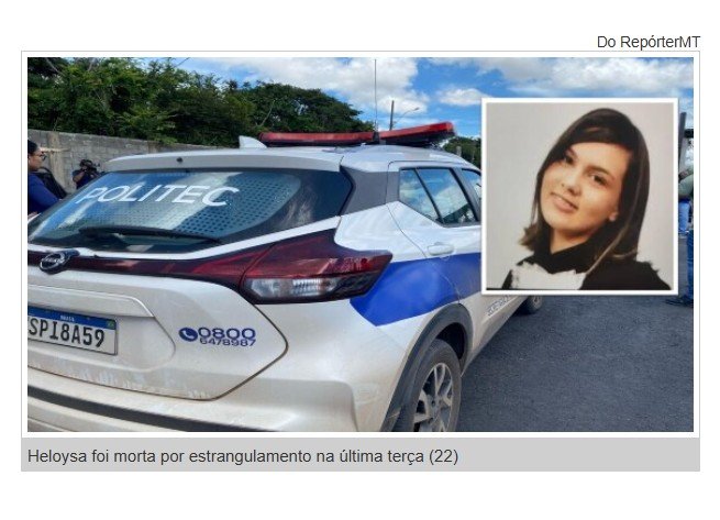 Heloysa foi abusada sexualmente antes de ser assassinada
