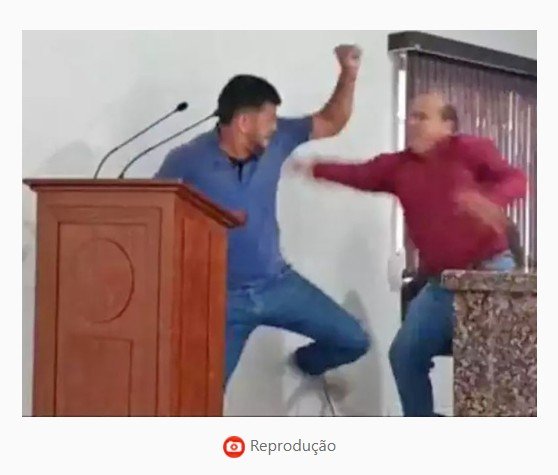 Vereadores trocam socos durante sessão na Câmara de Figueirópolis d'Oeste (MT)