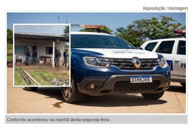 Ladrão de fios de energia recebe polícia a tiros e morre em confronto