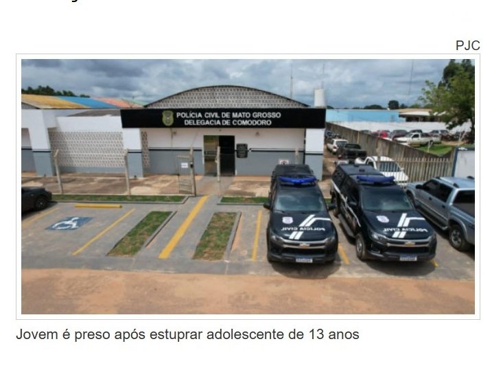 Jovem é preso após estuprar adolescente de 13 anos