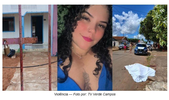 jovem de 23 anos é morta na frente dos filhos de 6 e 2 anos em MT; Suspeito fugiu