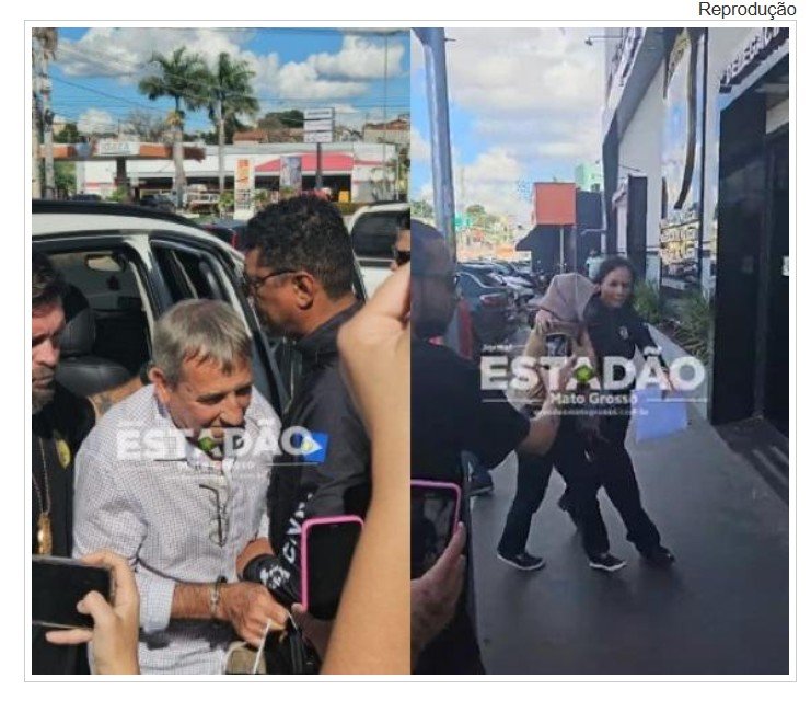 Empresários que mandaram matar advogado chegam à delegacia em Cuiabá