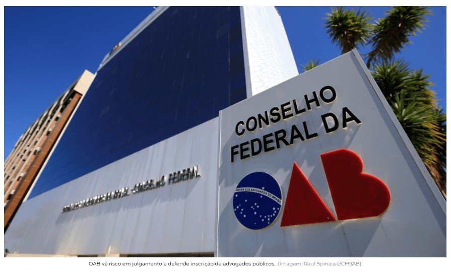 OAB reage a julgamento no STF e defende inscrição de advogado público