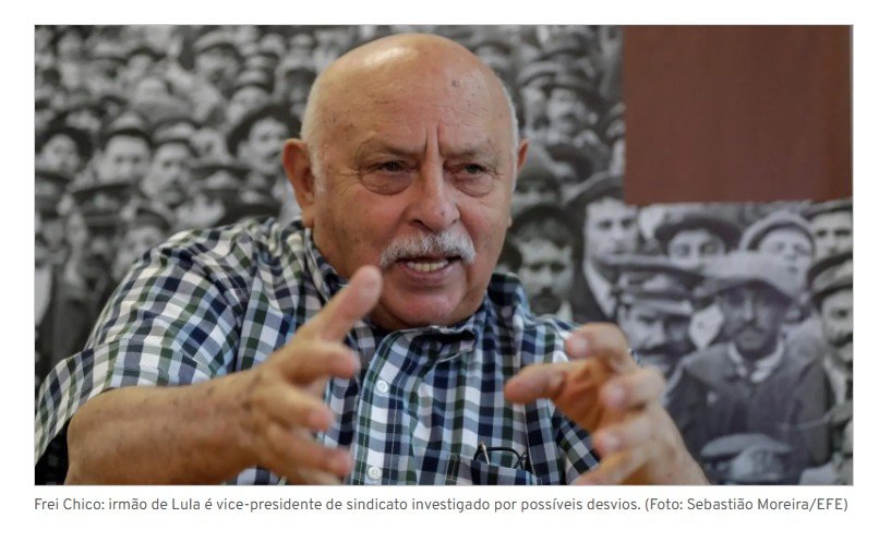 AGU não pede bloqueio de bens de sindicato de irmão de Lula; saiba o motivo alegado