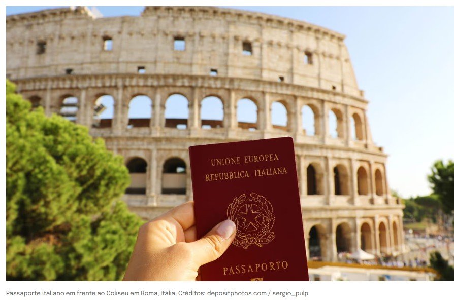 Cidadania italiana liberada para quem tem esses sobrenomes