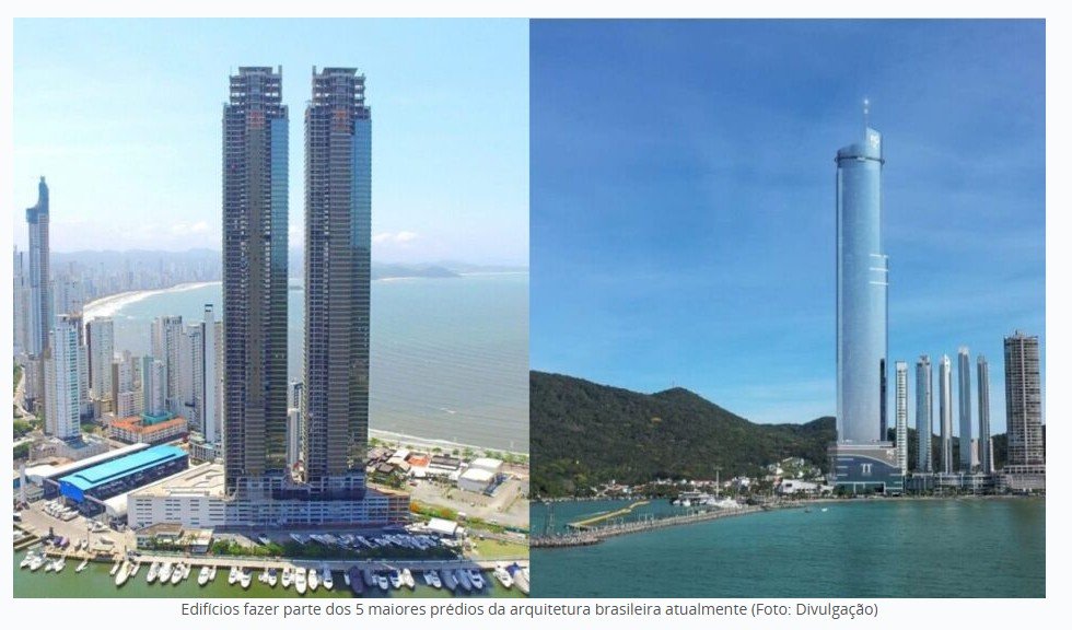 Com o novo Senna Tower, como fica o ranking dos prédios mais altos de Balneário Camboriú