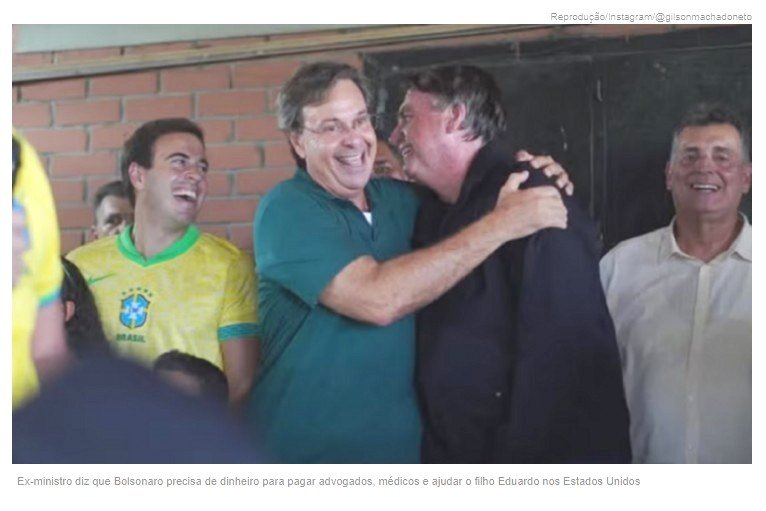 Ex-ministro pede Pix para pagar advogados e médicos de Bolsonaro, além de ajudar Eduardo nos EUA