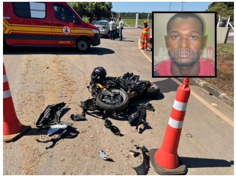 Sorriso: identificado homem que morreu em grave acidente entre carro e moto, na BR-163
