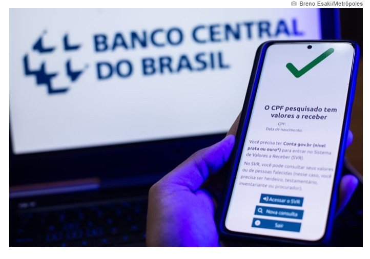 'Dinheiro esquecido': BC libera pedido automático de valores a receber