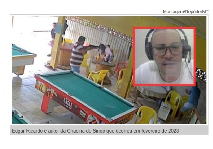 TJ livra autor da chacina de Sinop de pagar R$ 200 mil às famílias das vítimas