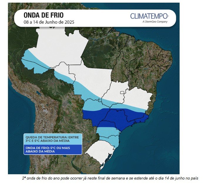 Nova onda de frio à vista