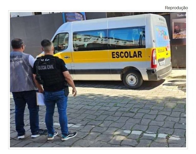 Motorista particular de van escolar é preso por estuprar menina de 9 anos