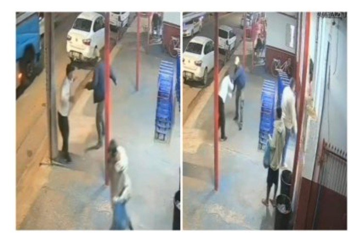 Vídeo flagra homem esfaqueando rival na porta de mercado em MT; Veja Vídeo