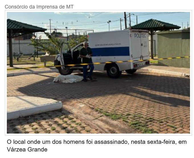 Falsos policiais invadem condomínio e matam 2 homens em de MT