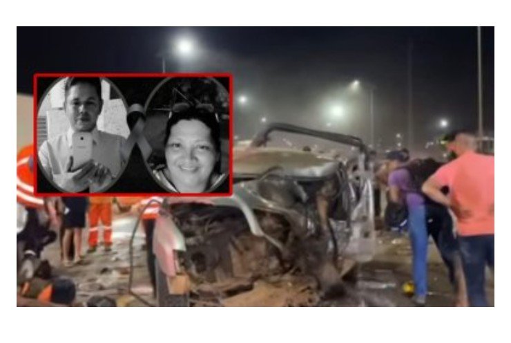 Morre 2ª vítima de acidente entre caminhonetes e moto em Sinop.