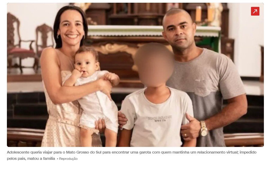Namorada de adolescente que matou família no RJ é apreendida em MT