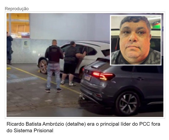 Após 12 anos de fuga, braço-direito de 'Marcola' é preso em cidade de MT.