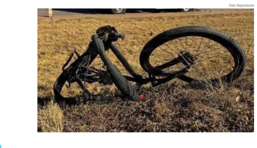 Ciclista é atropelada por caminhonete e morre na BR-163 em MT