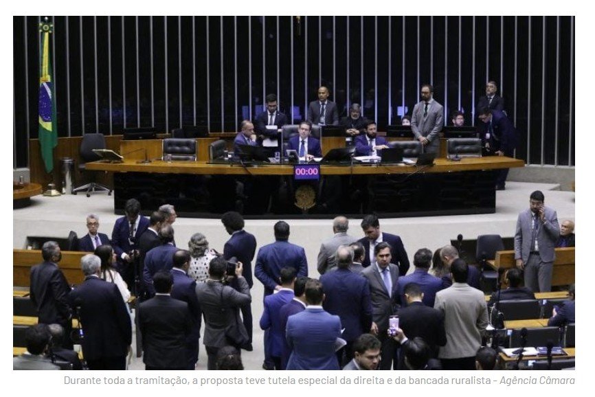 PL da Devastação, que dispensa agronegócio de licenciamento ambiental, é aprovado na Câmara