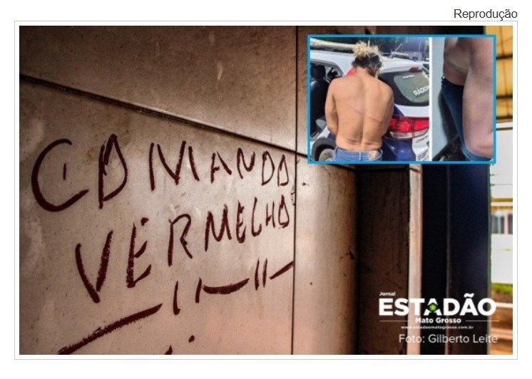 Ladrão de moto leva salve do Comando Vermelho em MT por estar 'dando trabalho' à facção