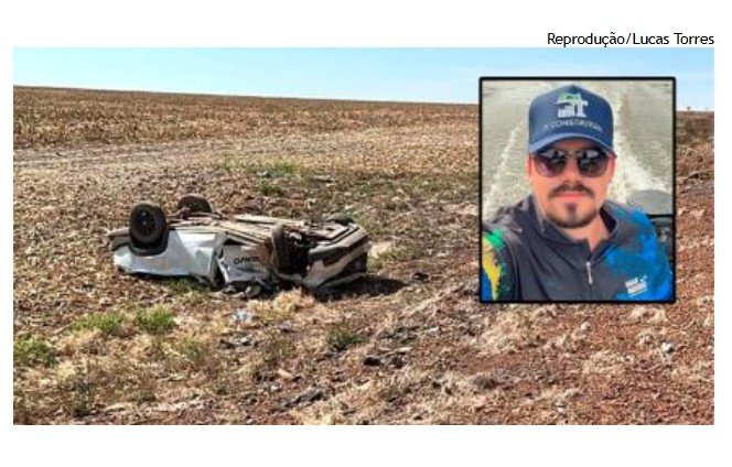 Agrônomo morre ao desviar de ema e capotar veículo em MT