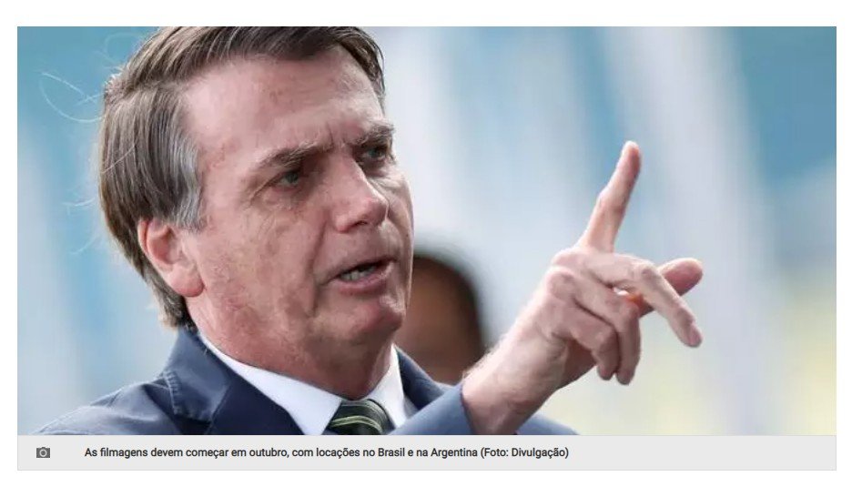 Filme sobre Jair Bolsonaro estaria em produção nos EUA; estreia é prevista para 2026