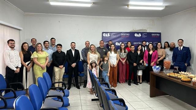 PMs de ColÍder representaram a instituição no café da manha neste dia do ‘Advogado’.
