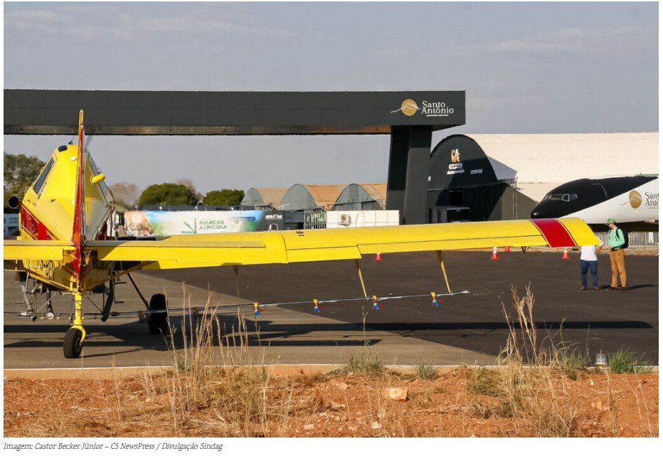 Nesta semana, Aeroporto de Santo Antônio de Leverger-MT sedia o Congresso de Aviação Agrícola 2025