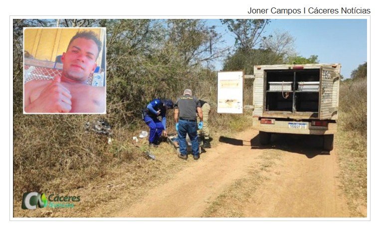 Corpo de homem é encontrado enrolado em cobertor, com marcas de violência em cidade de MT.