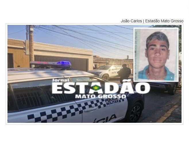 Jovem é assassinado a golpes de faca no peito
