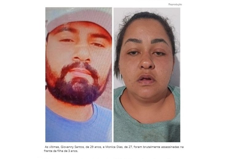Preso um dos autores do duplo homicídio de casal na frente da filha em MT