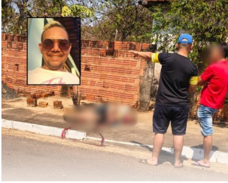 Ex-presidiário é executado a tiros em cima de calçada em MT