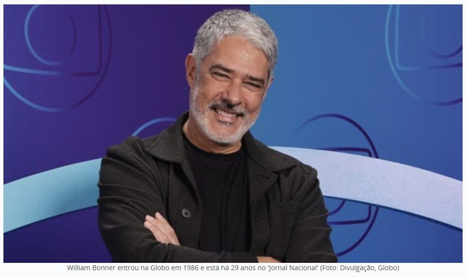 O motivo que levou William Bonner a deixar o Jornal Nacional