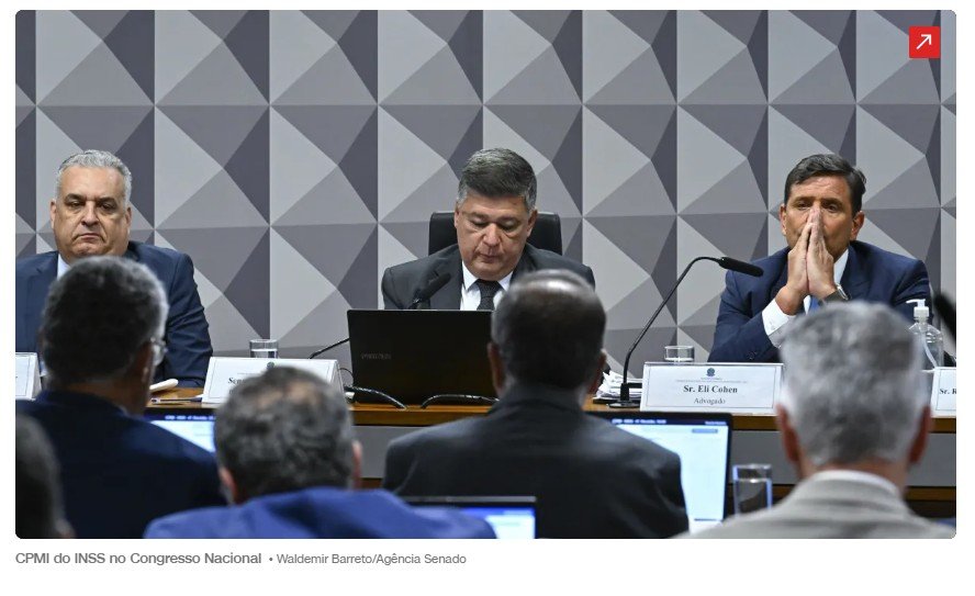 CPMI do INSS encaminha ao STF pedido de prisão preventiva contra 21 pessoas