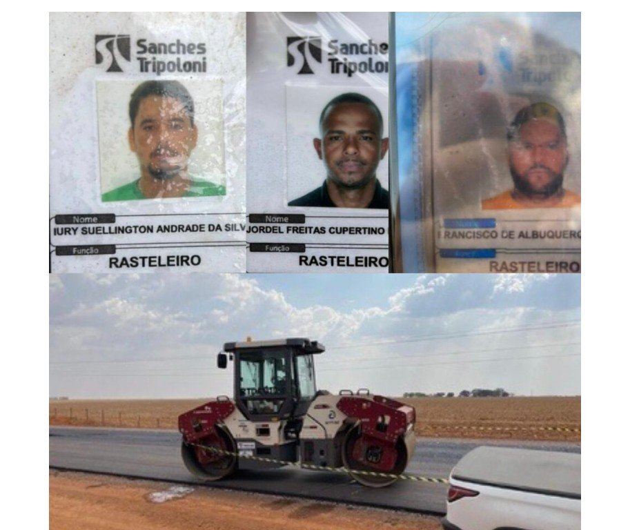 Três trabalhadores mortos por rolo compressor na BR-163 são identificados